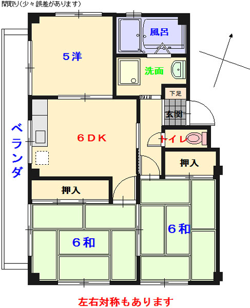 広中学校徒歩5分通学に便利な立地。広い駐車場。