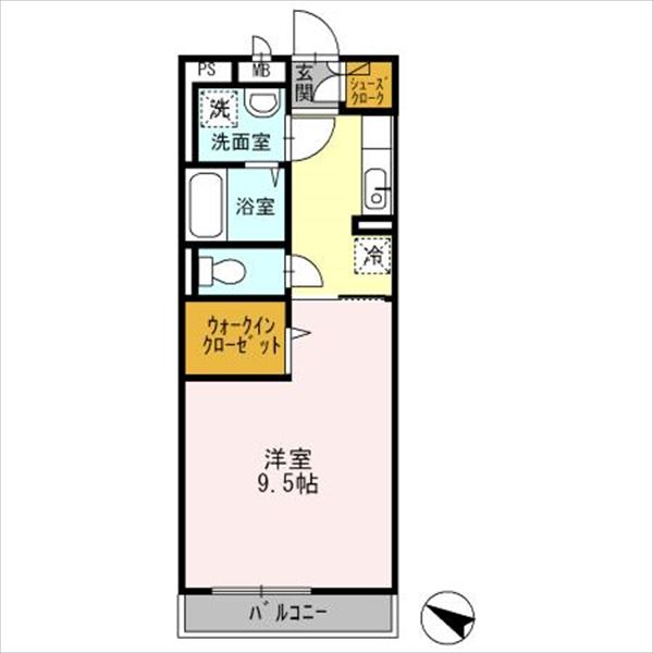 広島国際大学徒歩10分の１Ｋ。複製困難なカードキーや、オートロック付で女性の方も安心。