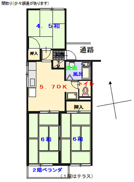 緑豊かな閑静な住宅街。コンビニファミリーマート徒歩４分。