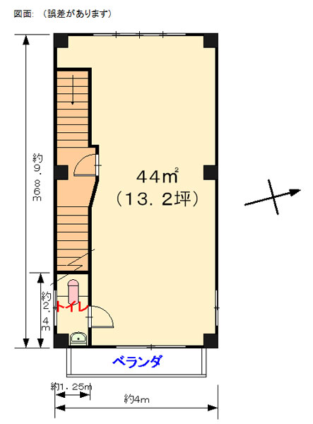 広交差点飲食街！元カラオケ店、内装あります。