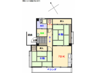 日当たりの良い南向き！広大川のほとり、季節感のある住環境♪