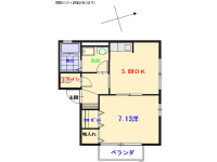 近隣に店舗多数あり便利な立地！ゆったりの１ＤＫ♪